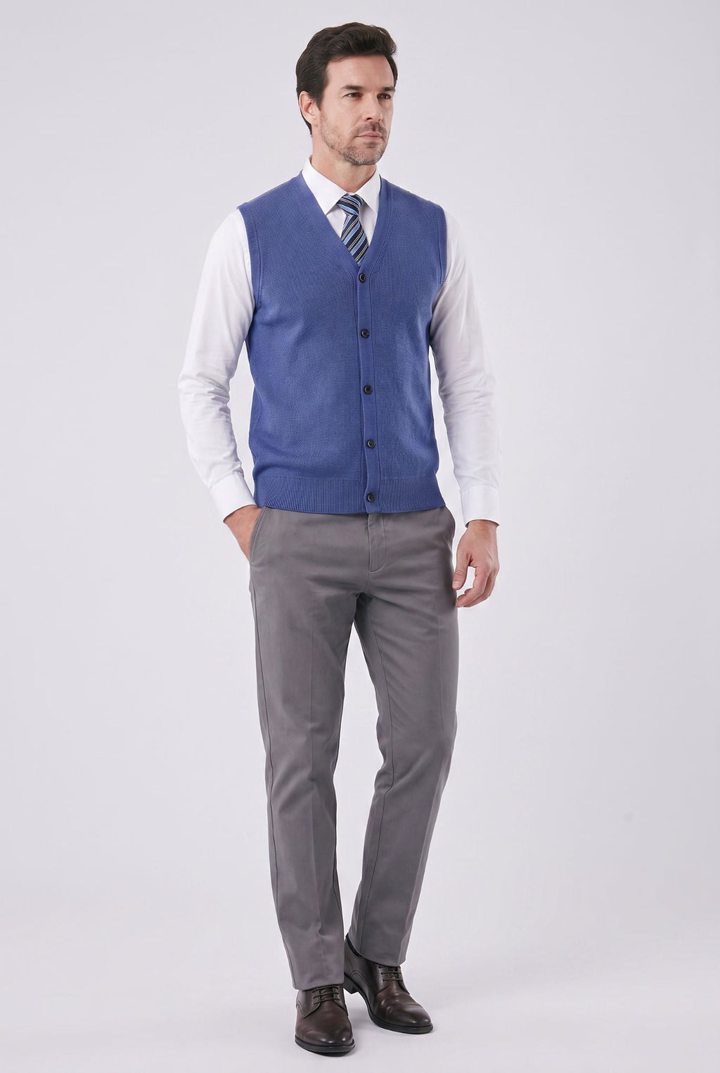 Men's Lightweight Button-Front Waistcoat | Relvorn