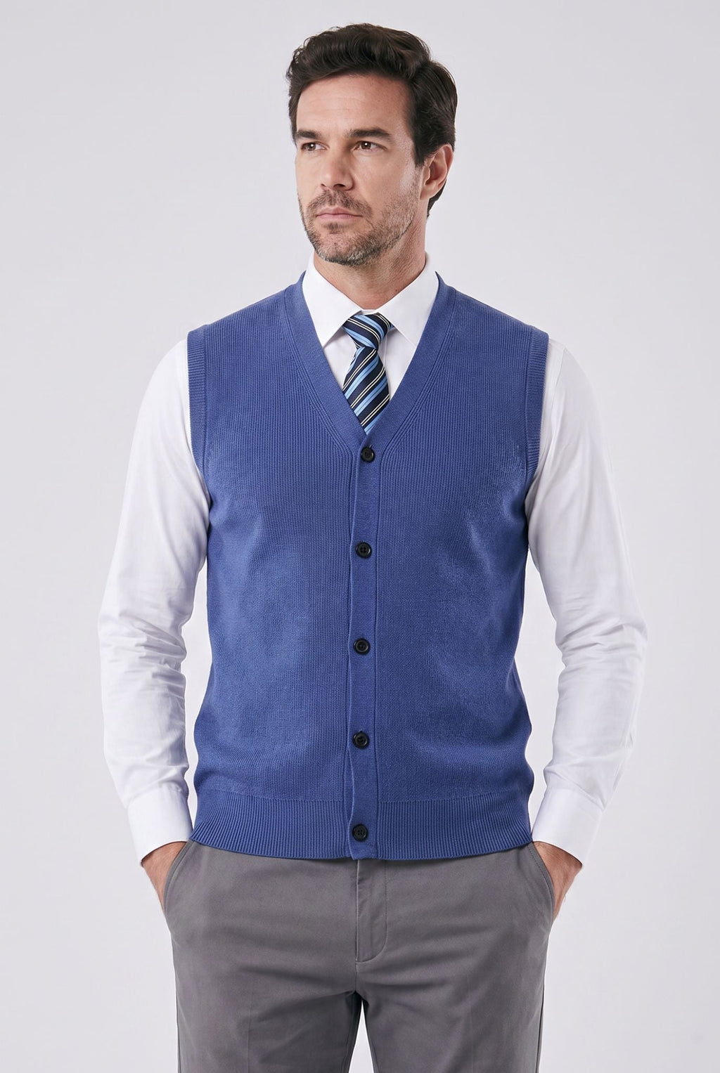 Men's Lightweight Button-Front Waistcoat | Relvorn