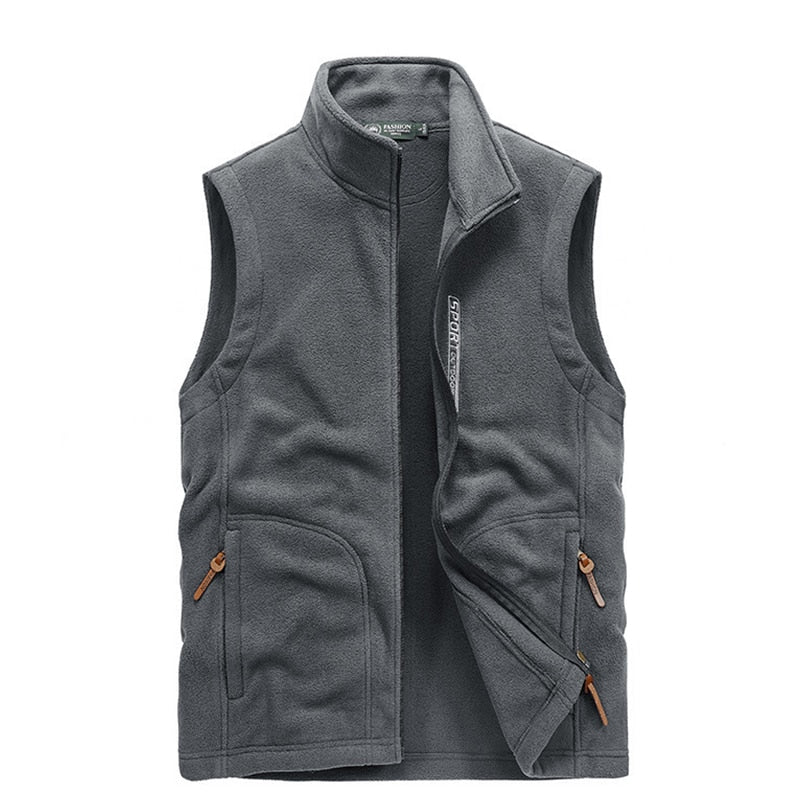 Men's Collar Reforçada Knitted Waistcoat | Relvorn
