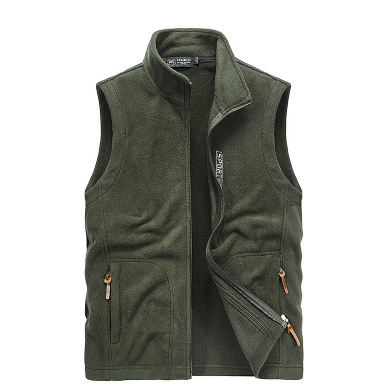 Men's Collar Reforçada Knitted Waistcoat | Relvorn