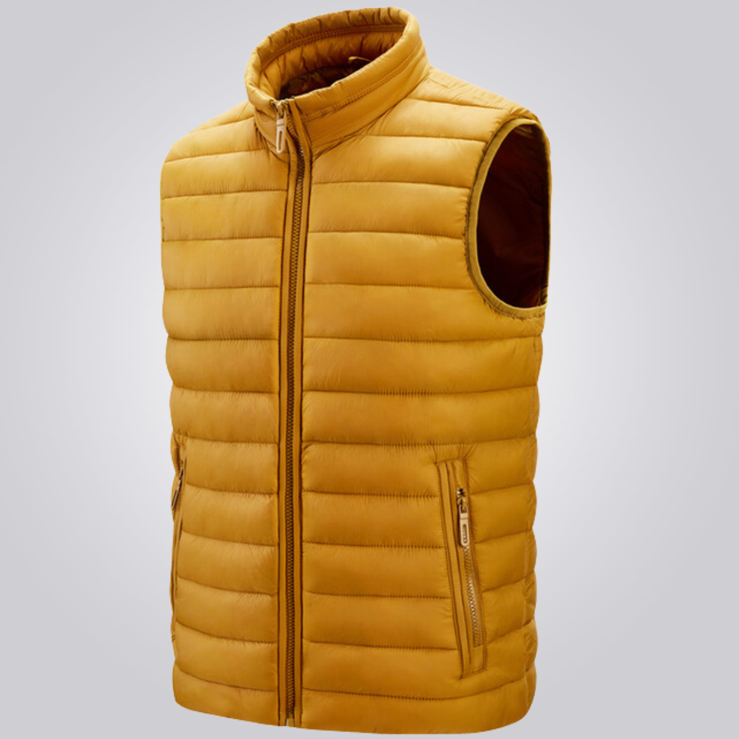 Men's Quilted Zip Puffer Gilet | Relvorn