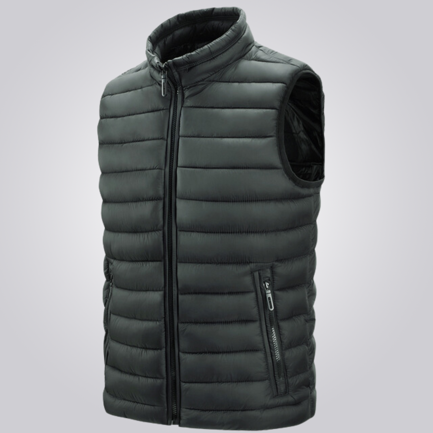 Men's Quilted Zip Puffer Gilet | Relvorn
