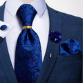 Men's Patterned Silk 1200 Thread Count Tie | Relvorn