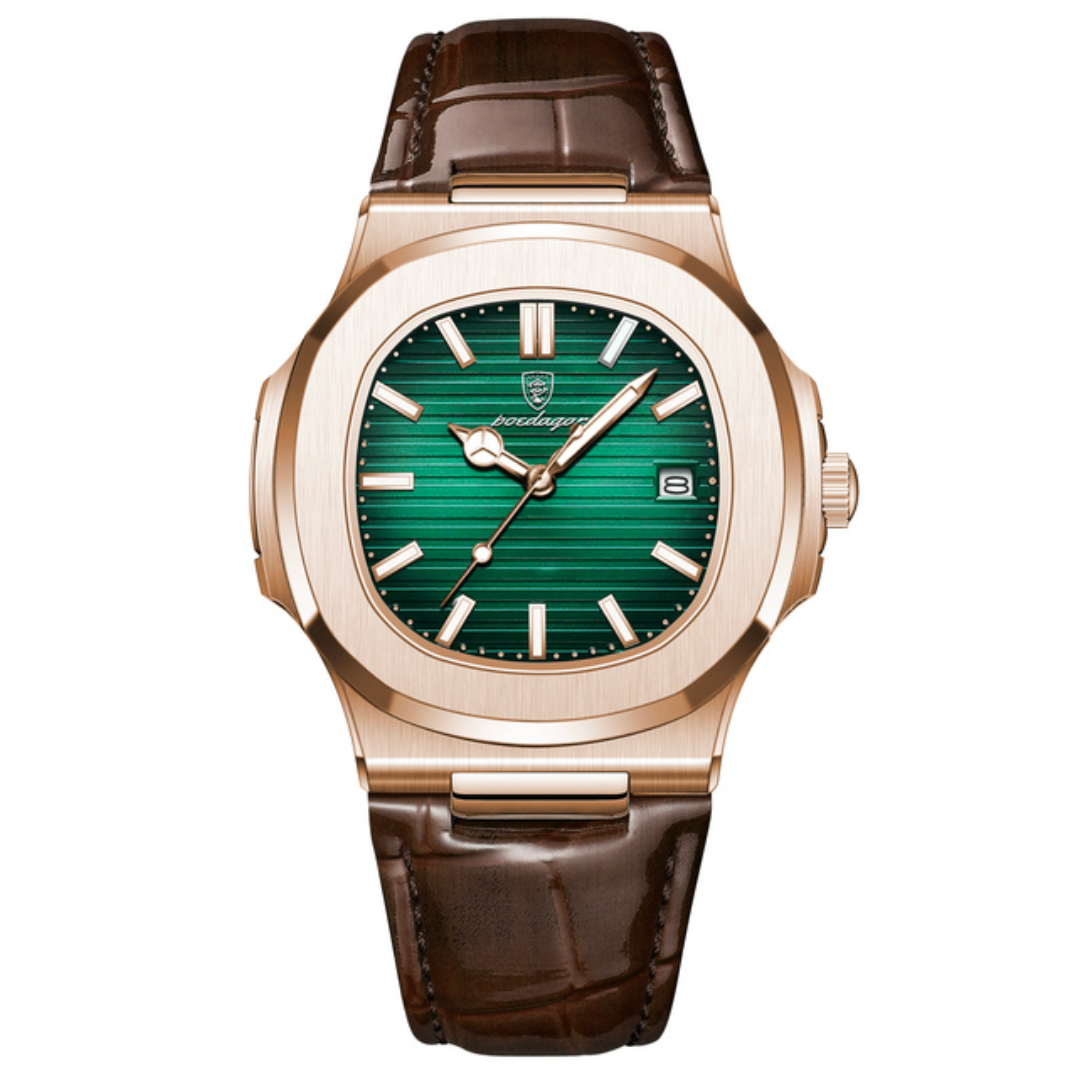 Men's Gold Noir Watch | Relvorn