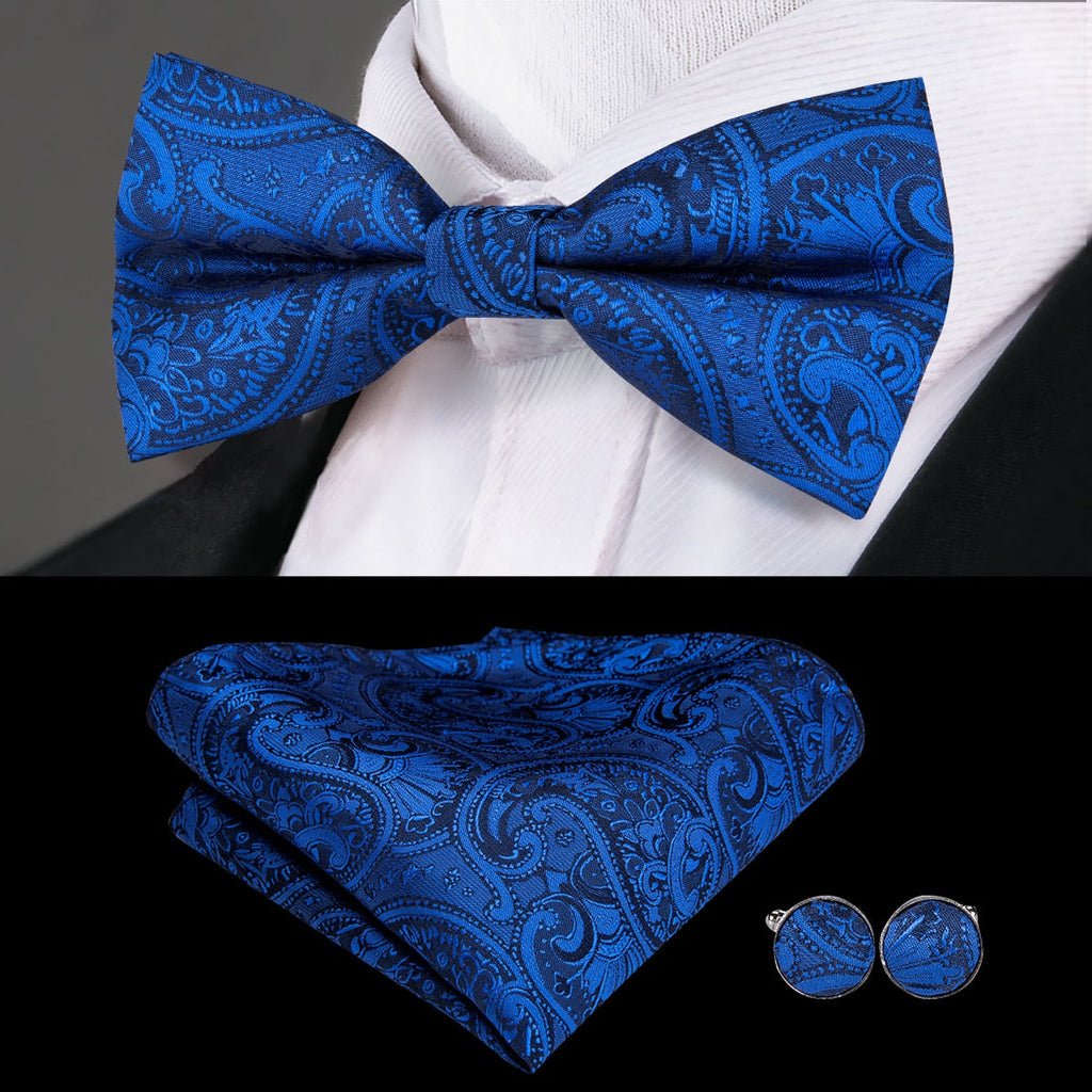 Men's Patterned Silk Bow Tie | Relvorn
