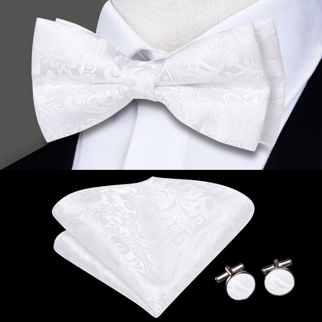 Men's Patterned Silk Bow Tie | Relvorn