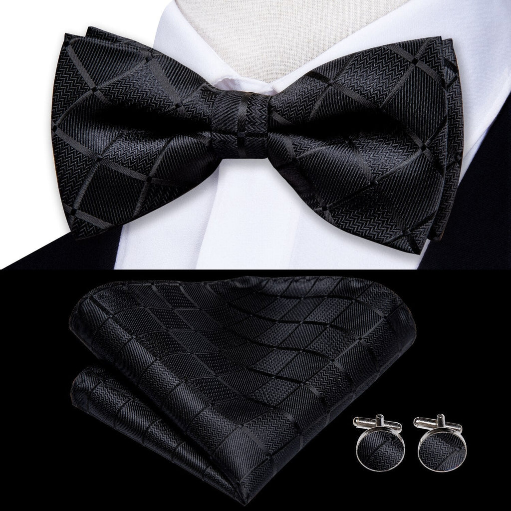 Men's Patterned Silk Bow Tie | Relvorn