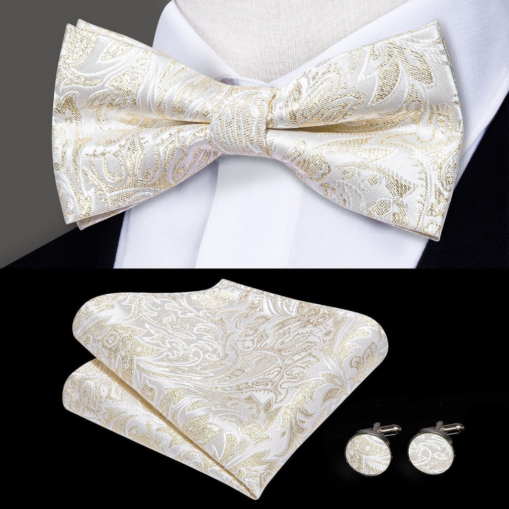 Men's Patterned Silk Bow Tie | Relvorn