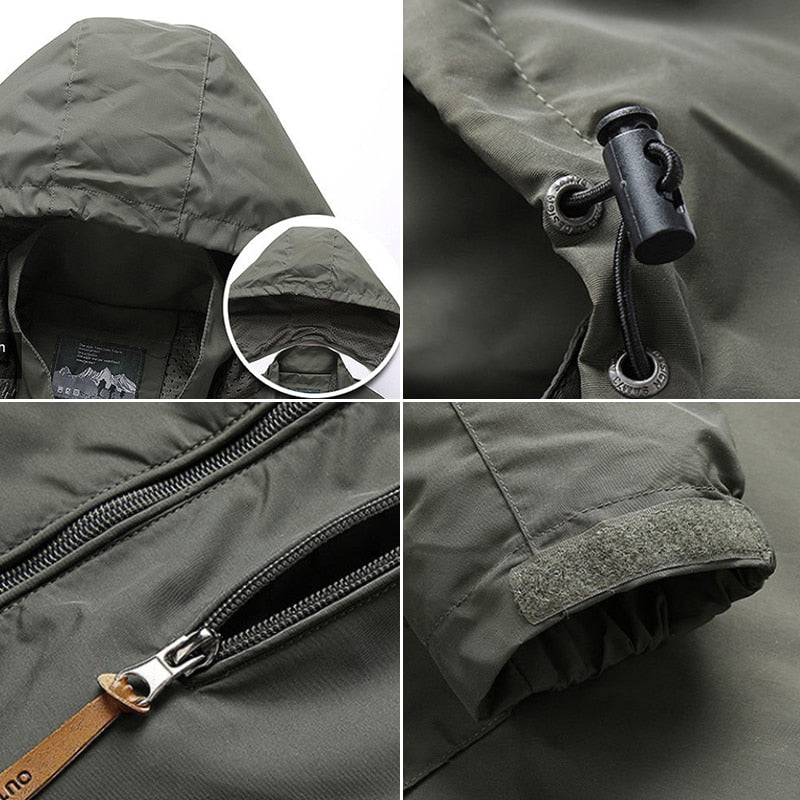 Men's Waterproof Windbreaker Jacket | Relvorn