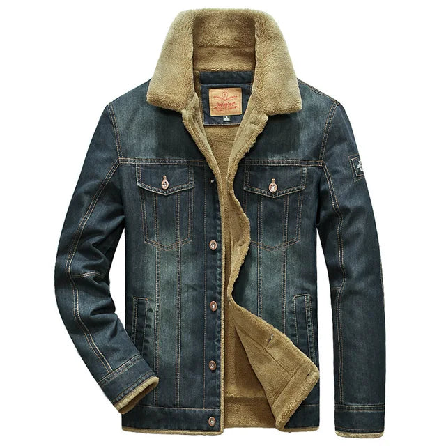 Men's Quilted Dracen Denim Jacket | Relvorn