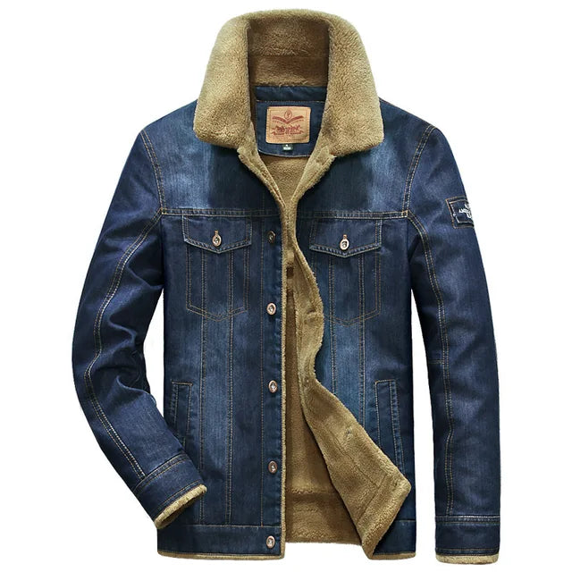 Men's Quilted Dracen Denim Jacket | Relvorn