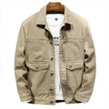 Men's Khaki Denim Jacket | Relvorn