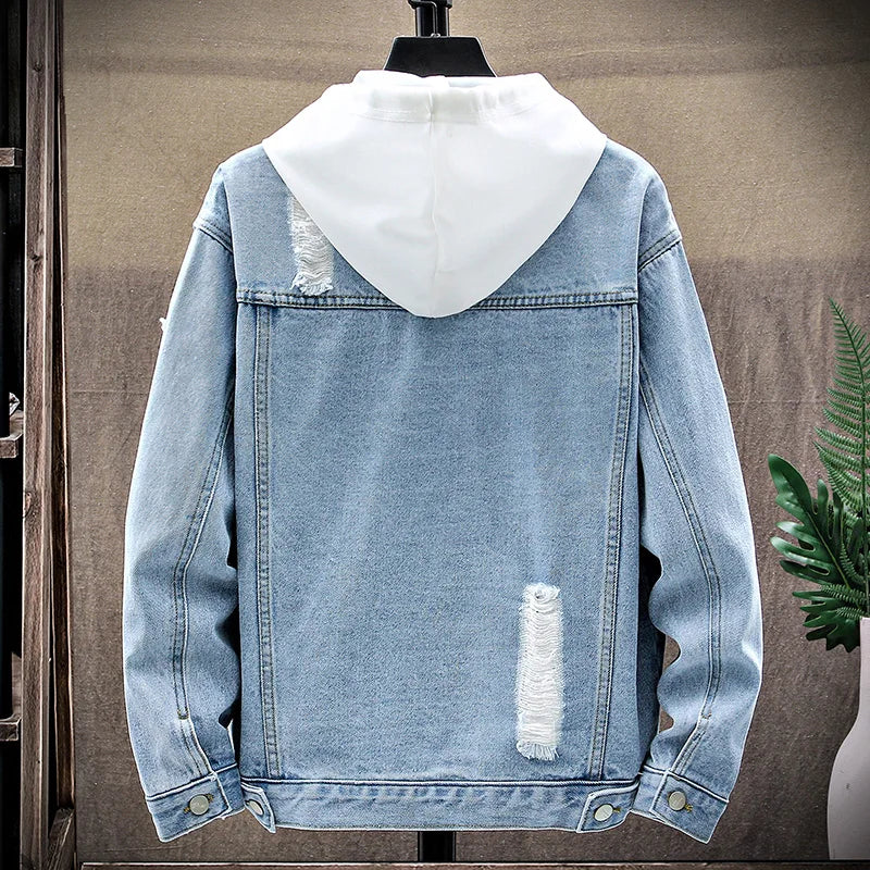 Men's Streetwear Denim Jacket | Relvorn