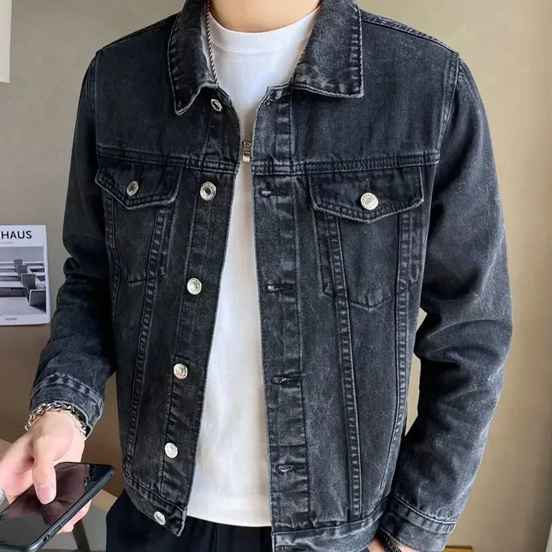 Men's Buttons Molvec Denim Jacket | Relvorn