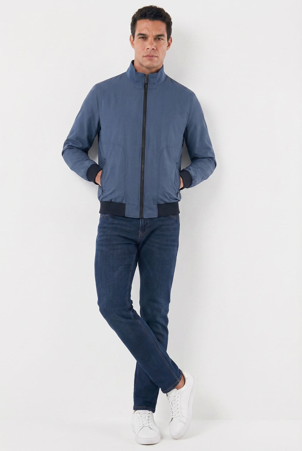 Men's Classic Checked Lining Bomber Jacket | Relvorn