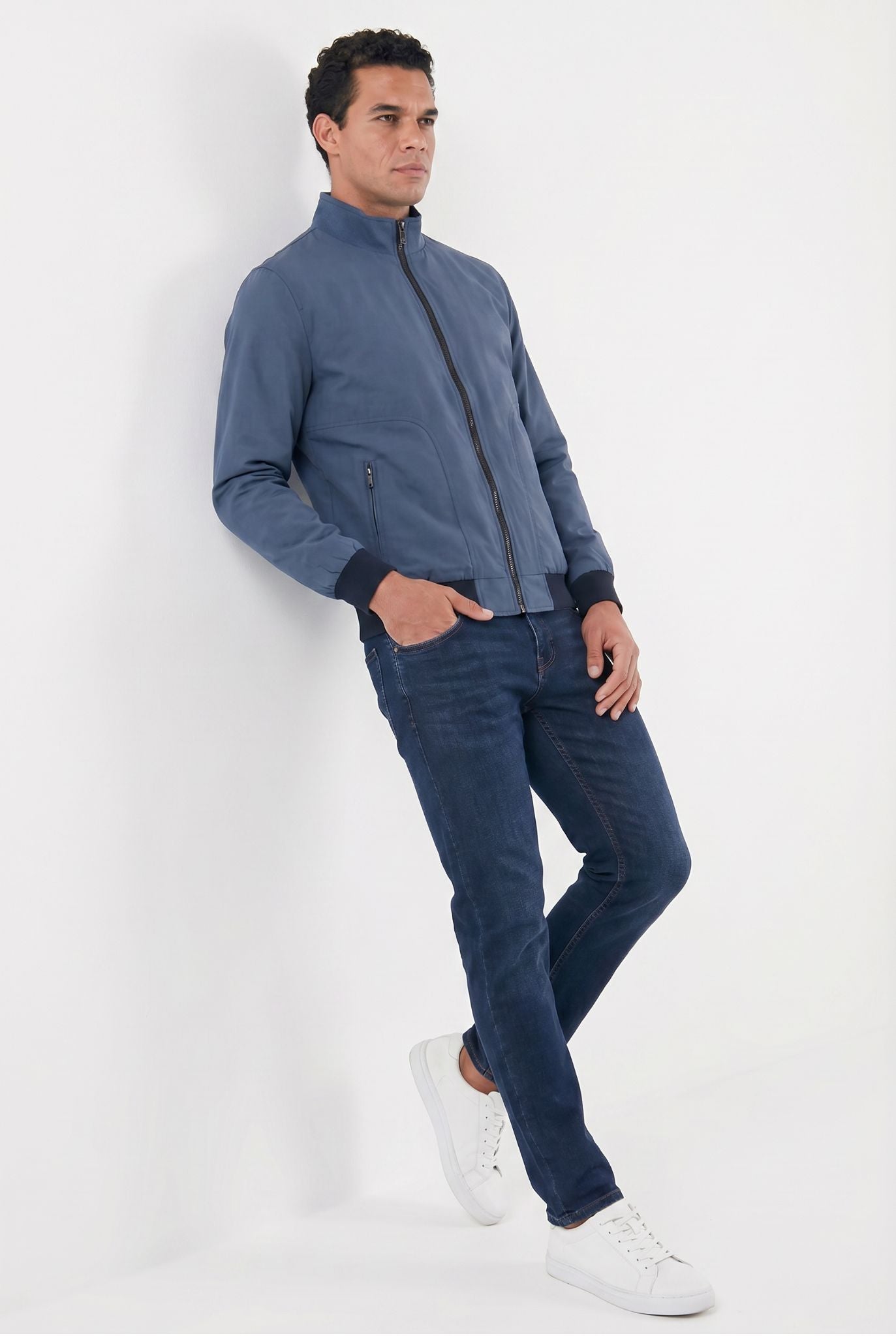 Men's Classic Checked Lining Bomber Jacket | Relvorn