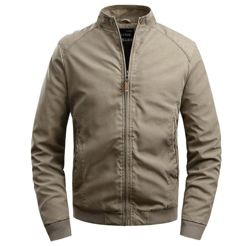 Men's Timeless Bomber Jacket with Structured Collar | Relvorn