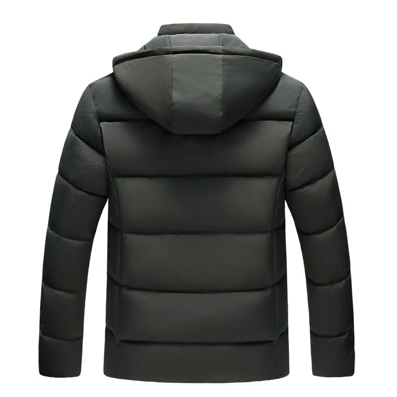 Men's Wool Lining and Removable Hood Puffer Jacket | Relvorn
