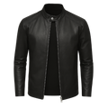 Men's Slim Fit Biker Leather Jacket | Relvorn