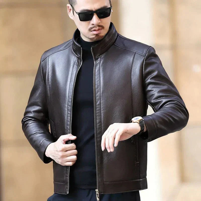 Men's Leather Jacket Keanu | Relvorn