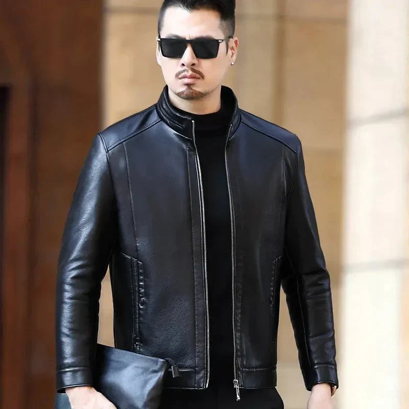 Men's Leather Jacket Keanu | Relvorn