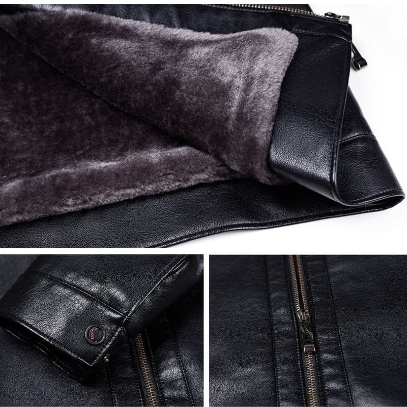 Men's Leather Jacket Keanu | Relvorn