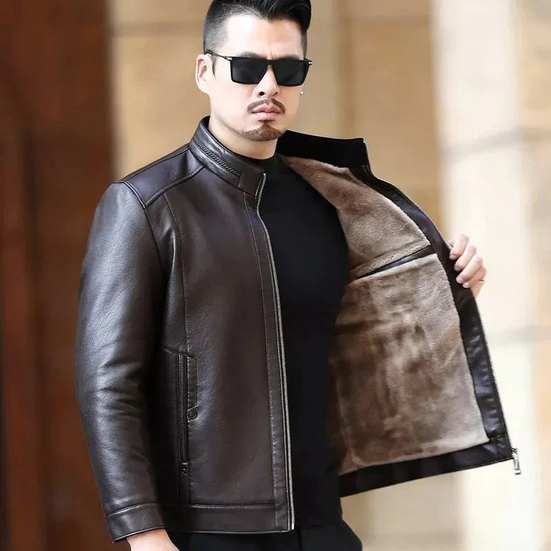 Men's Leather Jacket Keanu | Relvorn