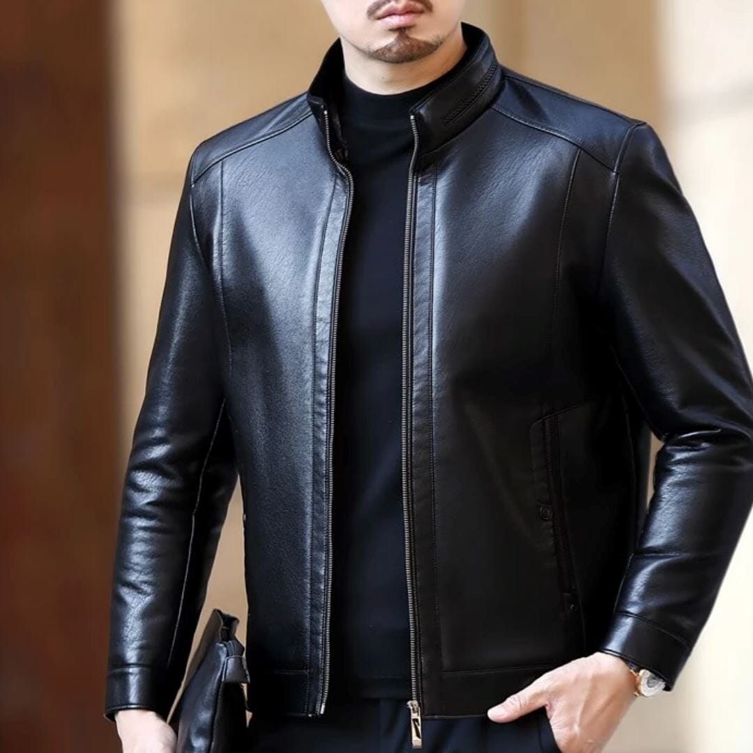 Men's Leather Jacket Keanu | Relvorn