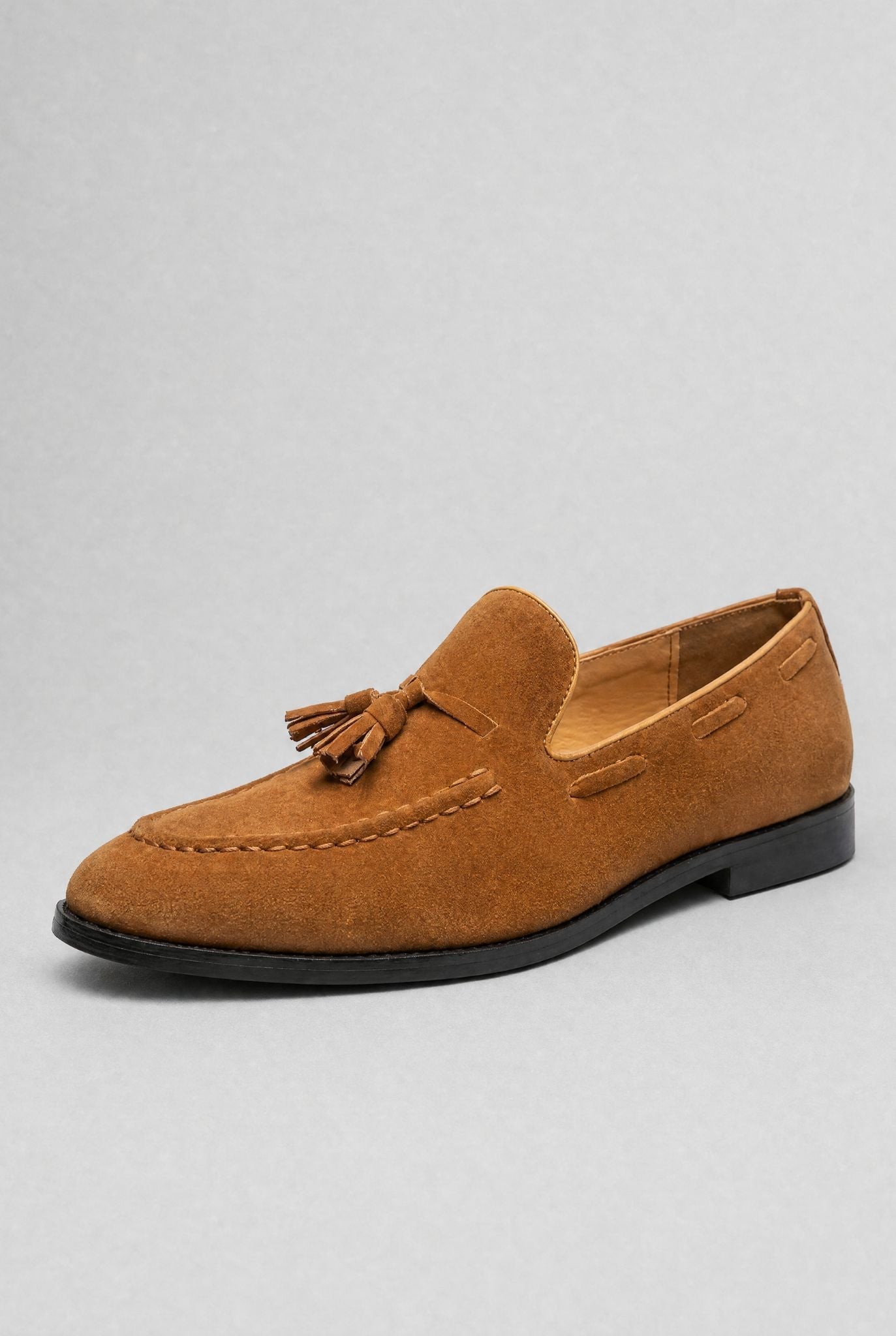 Men's Suede Roma Loafers | Relvorn