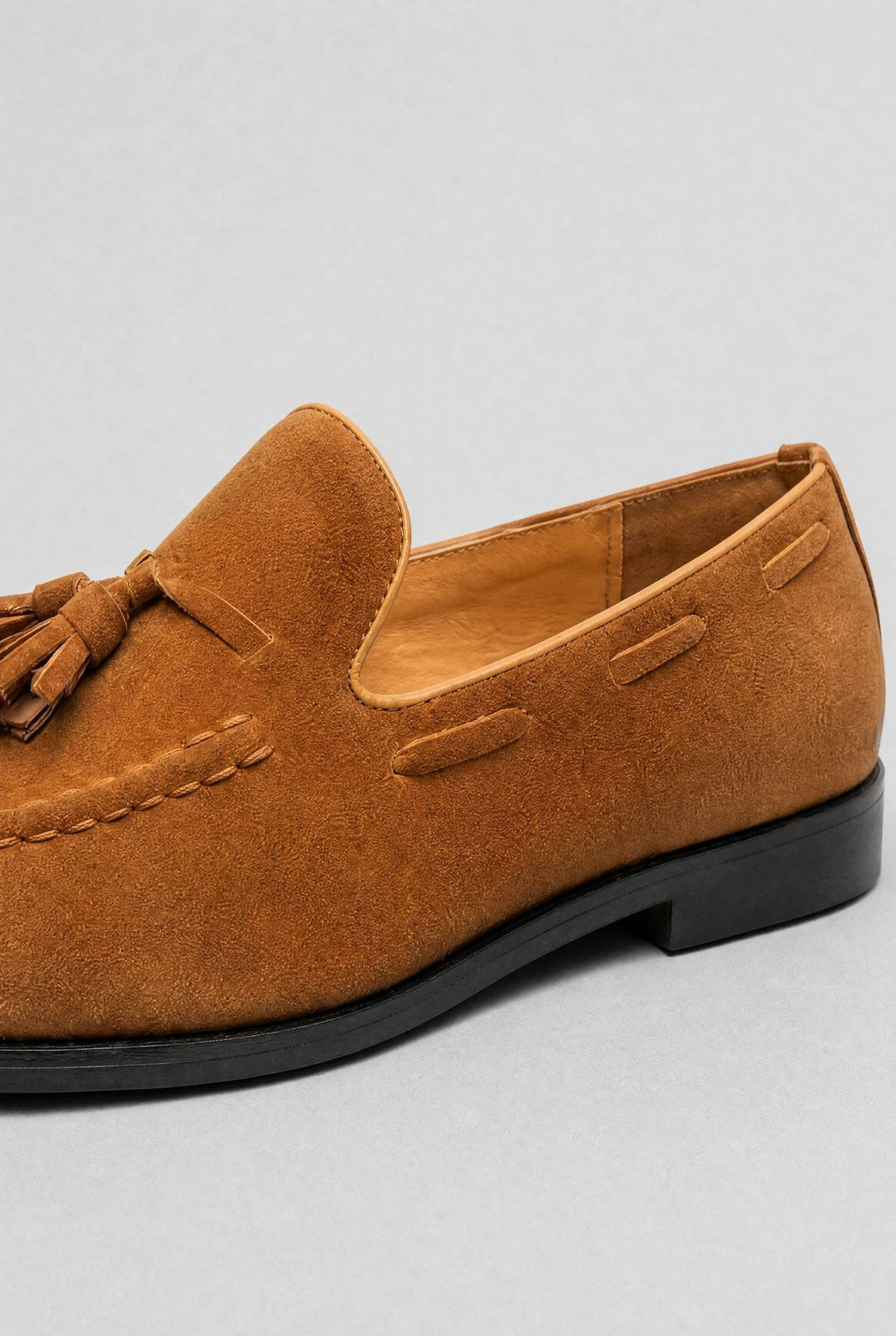 Men's Suede Roma Loafers | Relvorn