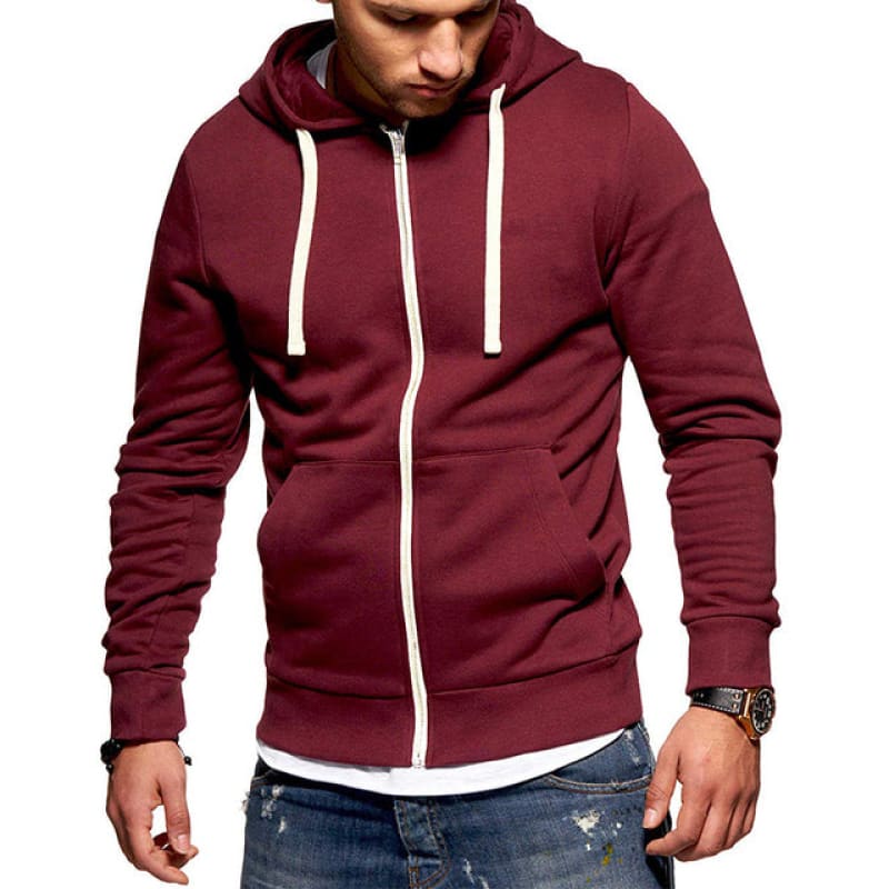 Men's Hooded Full-Zip Hoodie | Relvorn