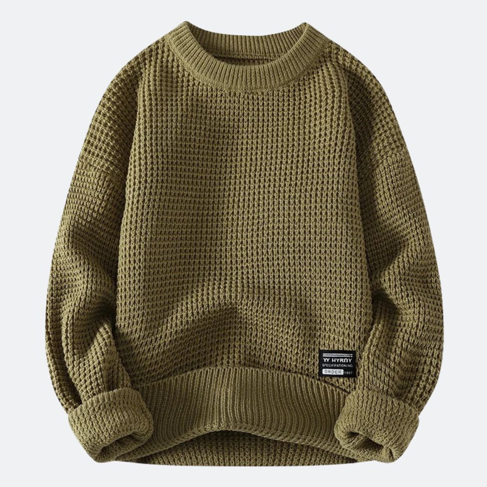 Men's Pullover Knit Hoodie | Relvorn
