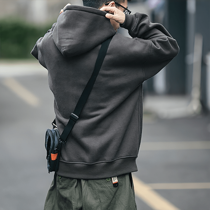 Men's Oversized Hooded and Kangaroo Pocket Hoodie | Relvorn