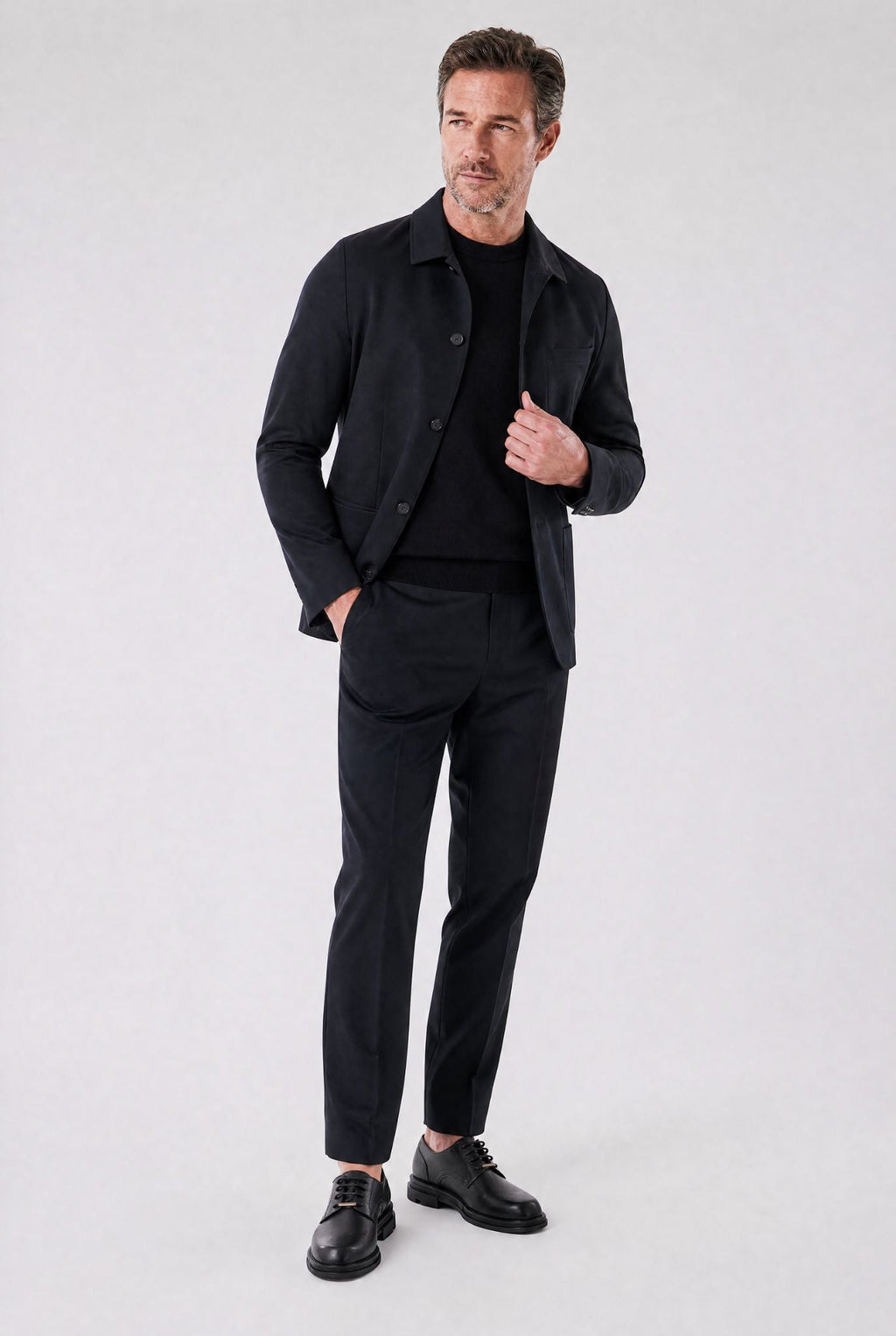Men's Structured Málaga Derby Shoes | Relvorn