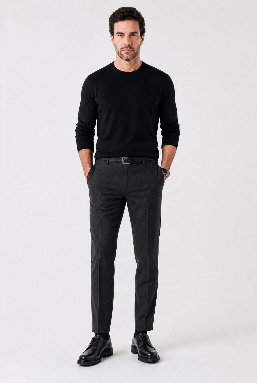 Men's Sevilha Leather Texturizado Derby Shoes | Relvorn