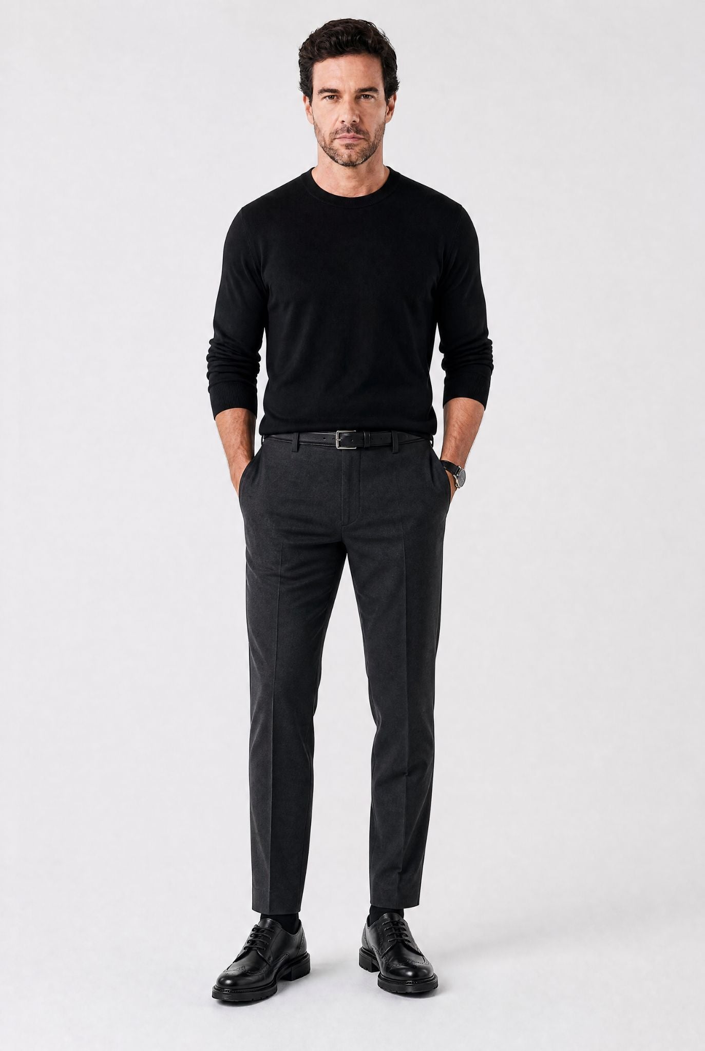 Men's Sevilha Leather Texturizado Derby Shoes | Relvorn