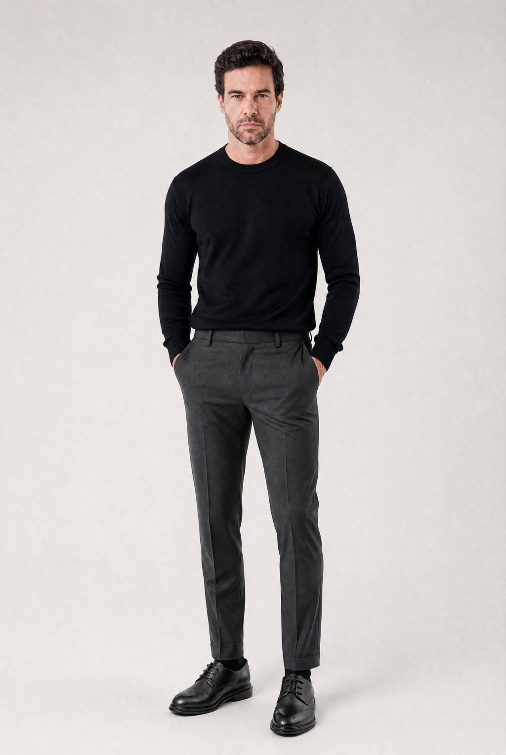 Men's Leather Oviedo Derby Shoes | Relvorn