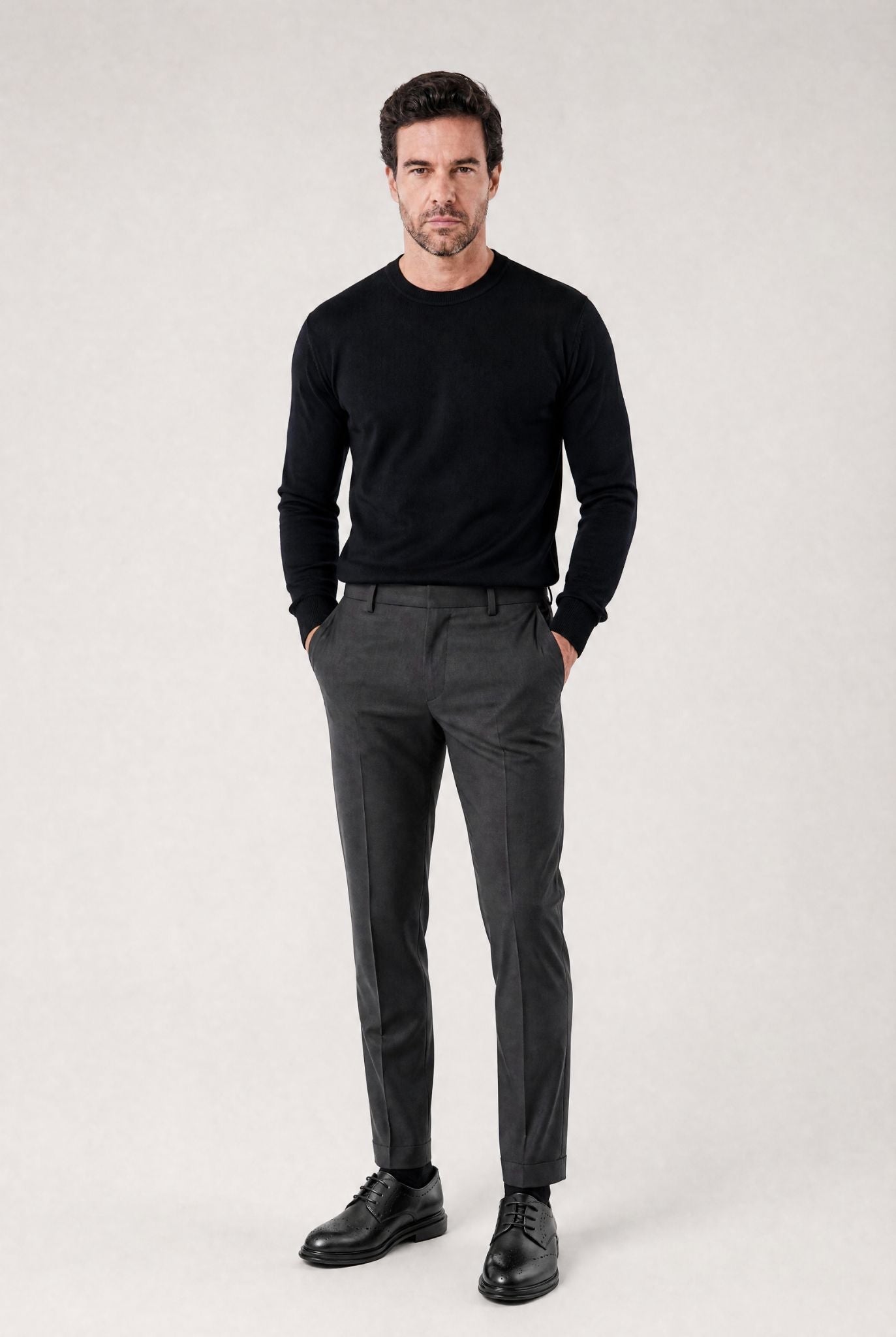 Men's Leather Oviedo Derby Shoes | Relvorn