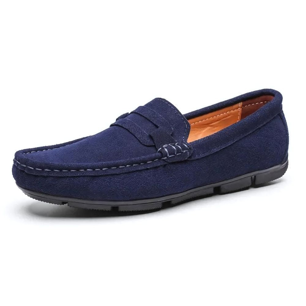 Men's Suede Oslo Loafers | Relvorn