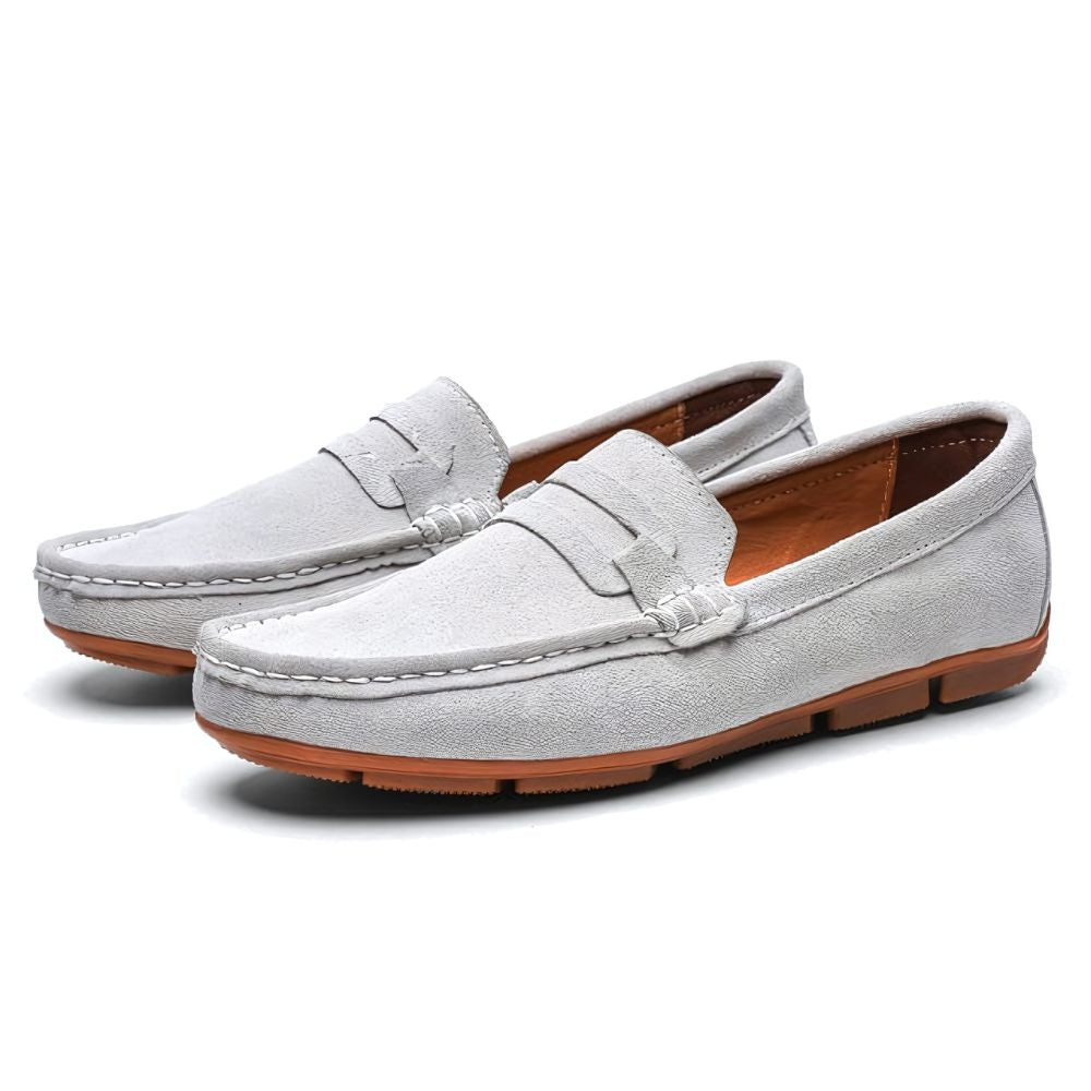 Men's Suede Oslo Loafers | Relvorn