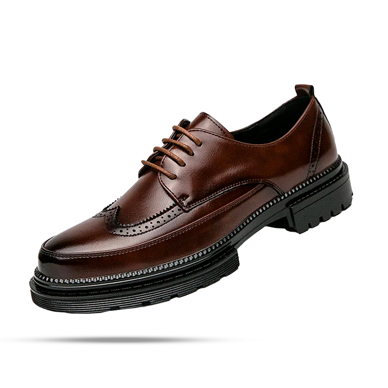 Men's Sevilha Leather Texturizado Derby Shoes | Relvorn
