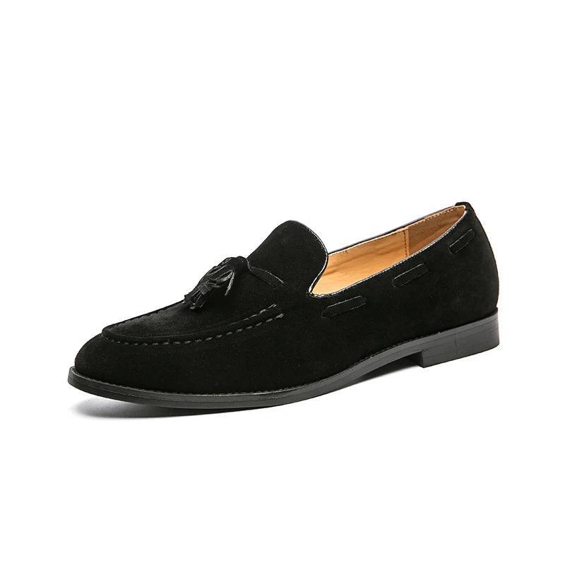 Men's Suede Roma Loafers | Relvorn