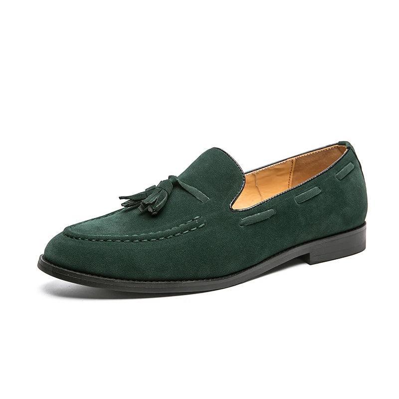 Men's Suede Roma Loafers | Relvorn