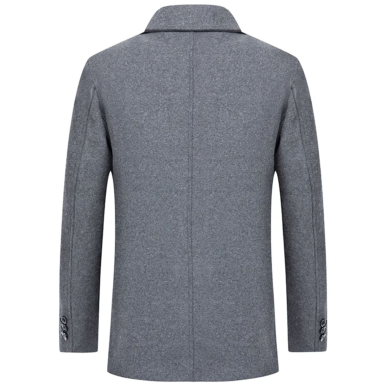 Men's Short Denmark Wool Overcoat | Relvorn
