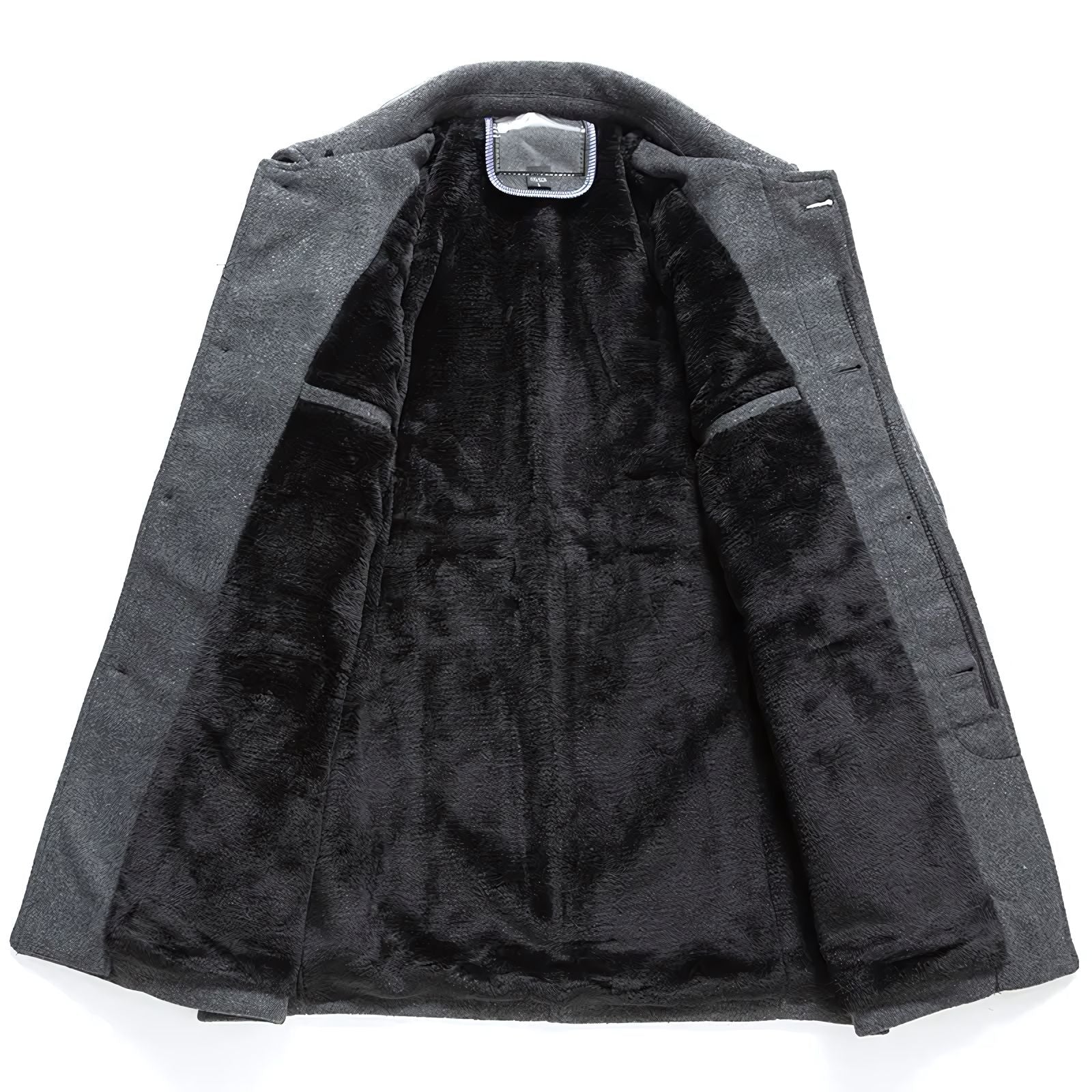 Men's Short Denmark Wool Overcoat | Relvorn