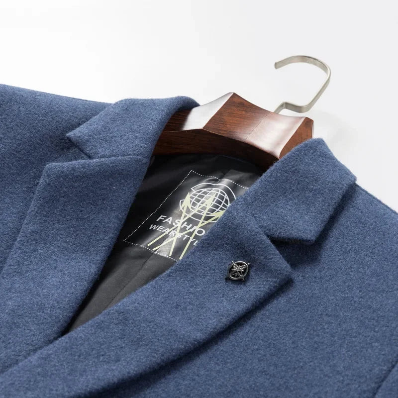 Men's Felted Tokyo Wool Overcoat | Relvorn