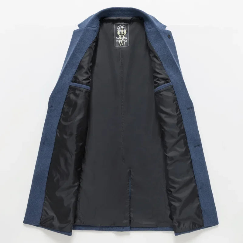 Men's Felted Tokyo Wool Overcoat | Relvorn