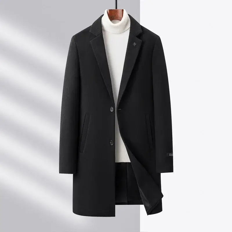 Men's Felted Tokyo Wool Overcoat | Relvorn