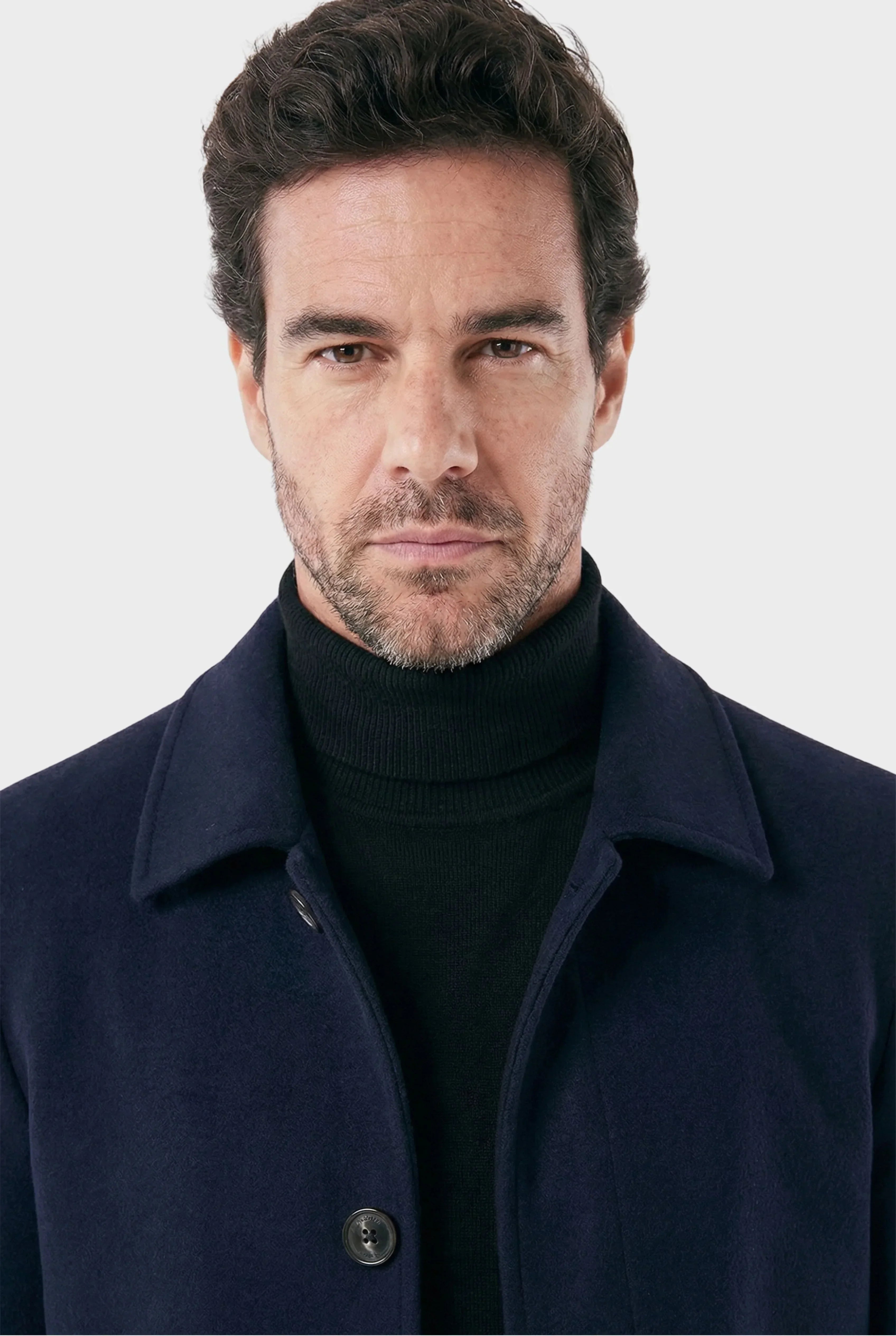 Men's Short Invictus Overcoat | Relvorn
