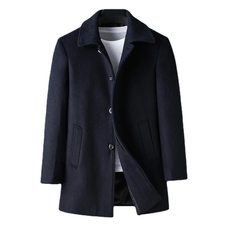 Men's Short Invictus Overcoat | Relvorn